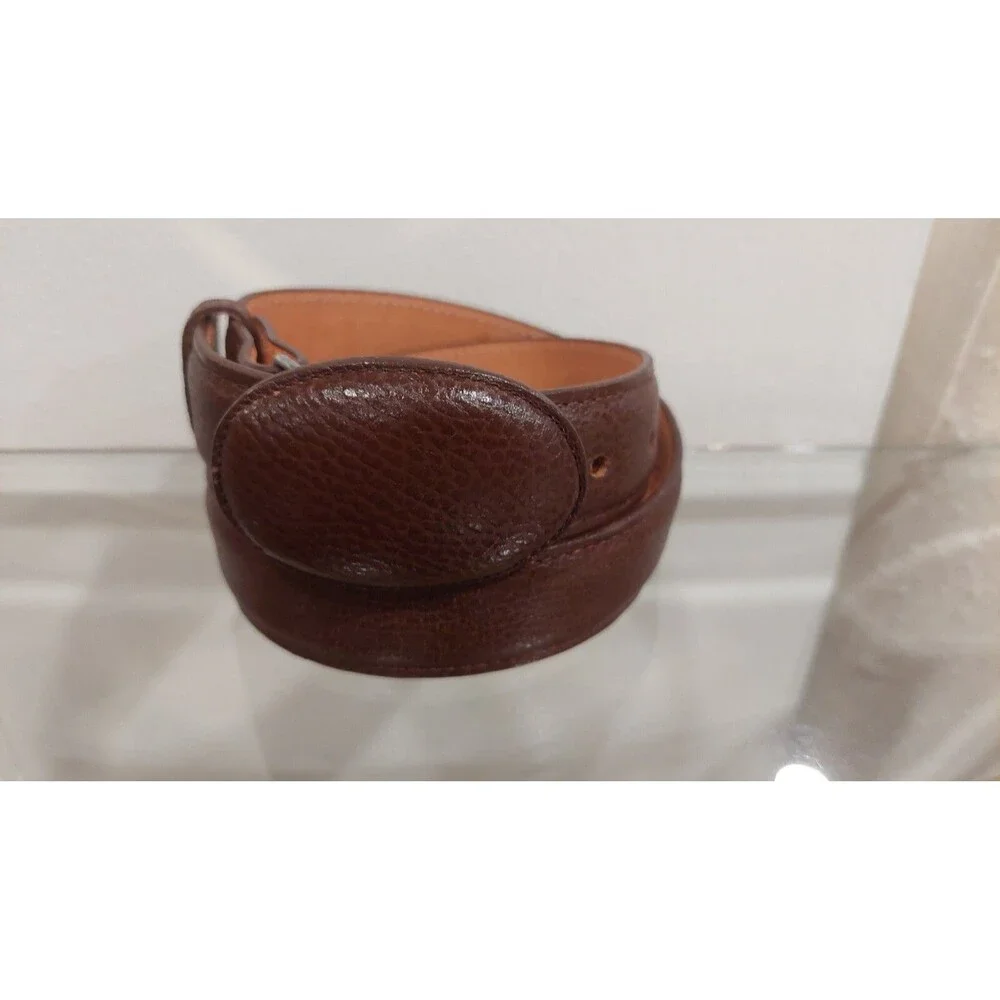 HANDMADE D'Jesus GENUINE AUTHENTIC BROWN WESTERN COWBOY BELT